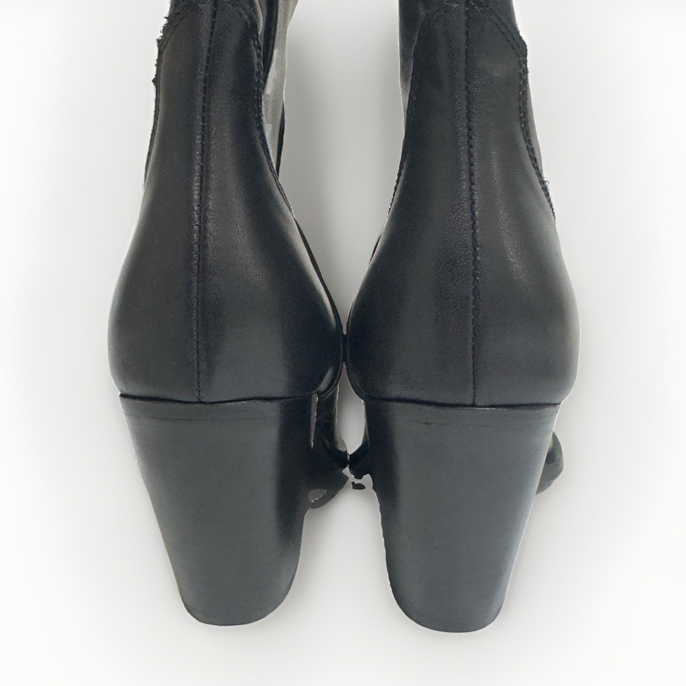 NEW Free People Brayden Black Western Boot Sz 9-9.5 Silver Toe Cowgirl Country - Picture 15 of 15